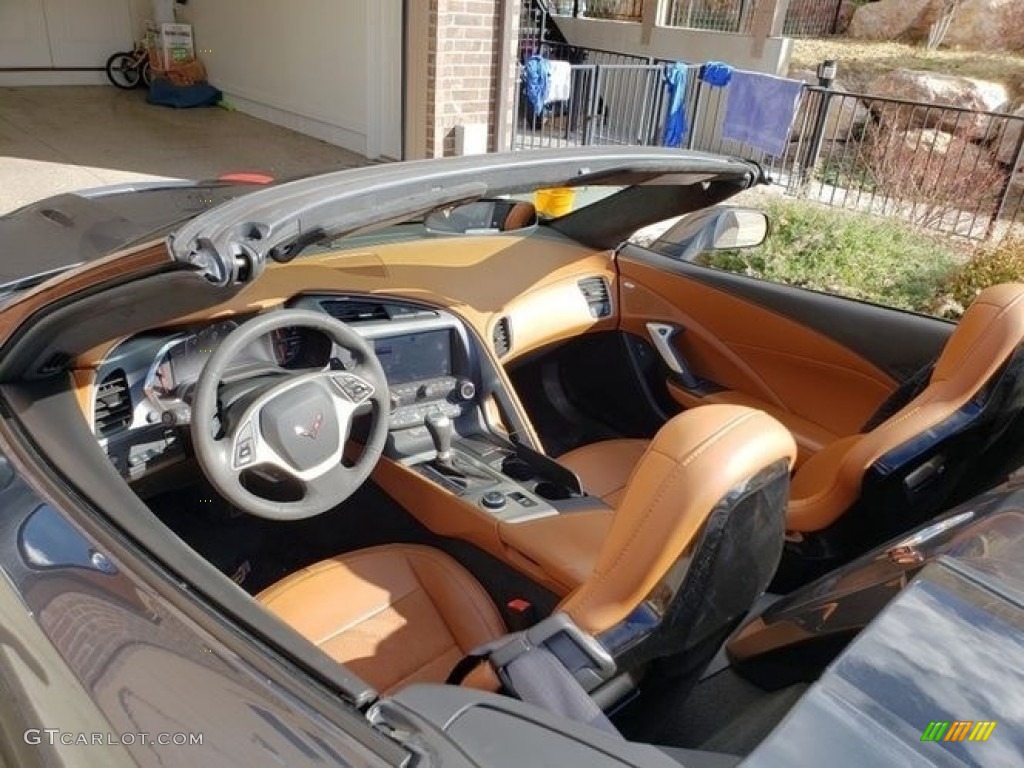 2014 Corvette Stingray Convertible - Cyber Gray Metallic / Kalahari photo #5
