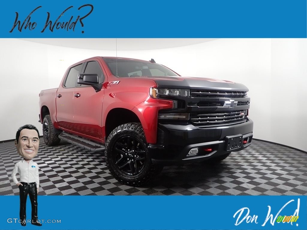 2021 Silverado 1500 LT Trail Boss Crew Cab 4x4 - Cherry Red Tintcoat / Jet Black photo #1