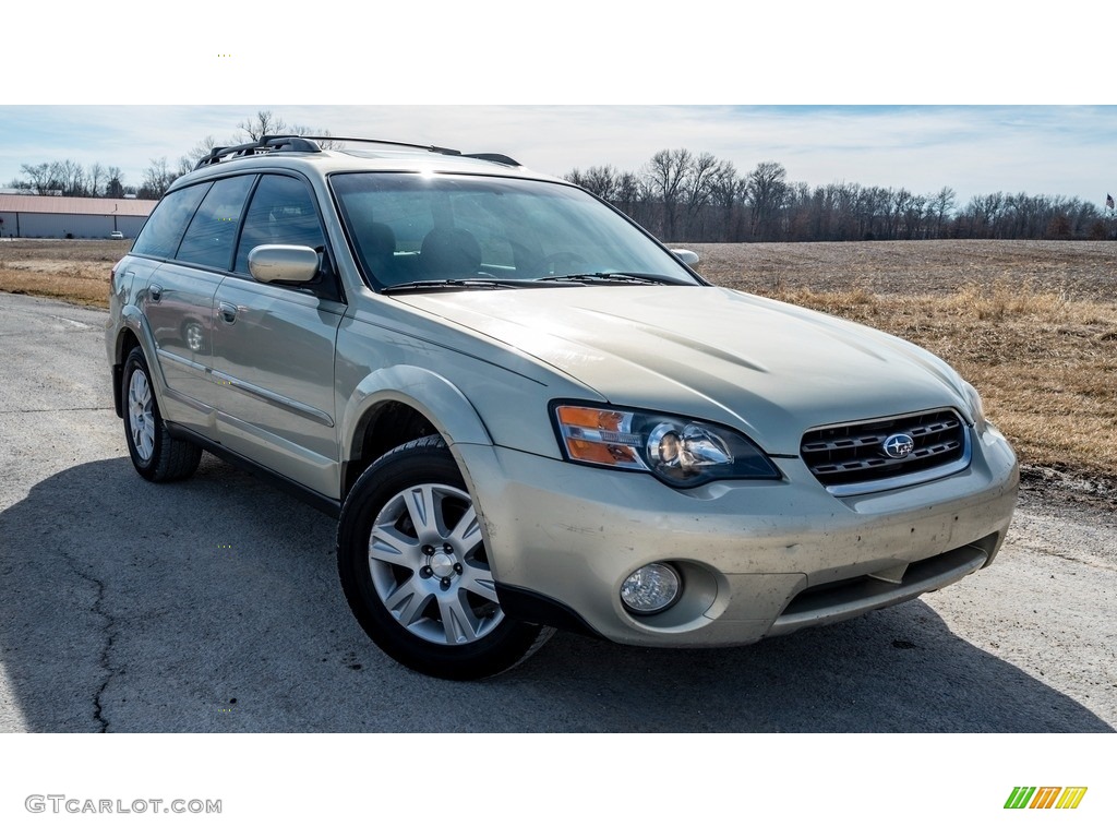 2005 Outback 2.5i Limited Wagon - Champagne Gold Opal / Off Black photo #1