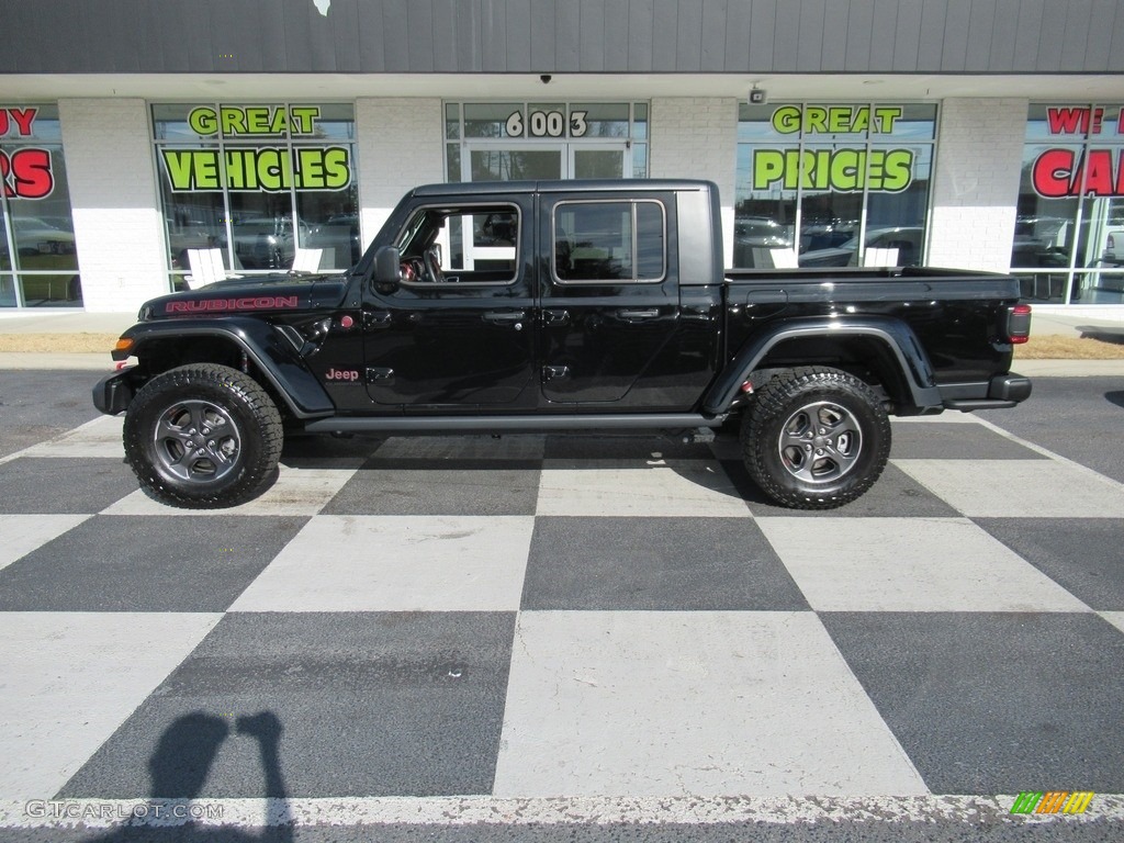 2021 Gladiator Rubicon 4x4 - Black / Black photo #1