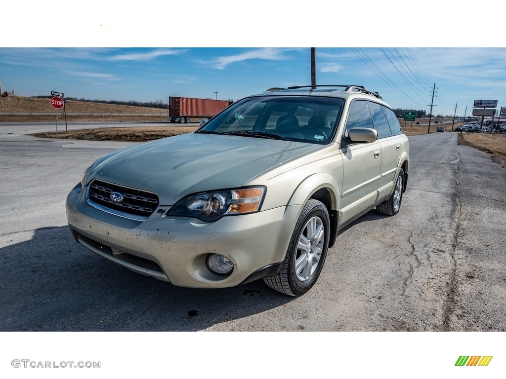 2005 Outback 2.5i Limited Wagon - Champagne Gold Opal / Off Black photo #8