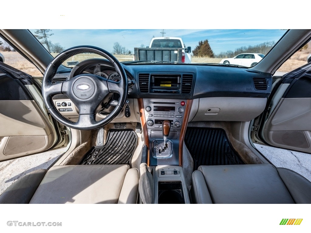 2005 Outback 2.5i Limited Wagon - Champagne Gold Opal / Off Black photo #30