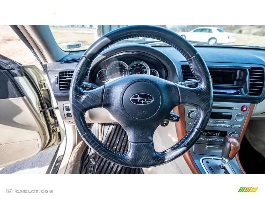 2005 Outback 2.5i Limited Wagon - Champagne Gold Opal / Off Black photo #31