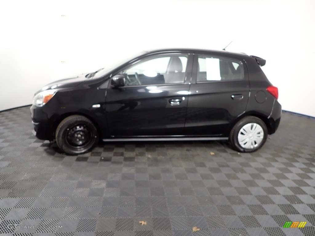 Mystic Black 2017 Mitsubishi Mirage ES Exterior Photo #143758911