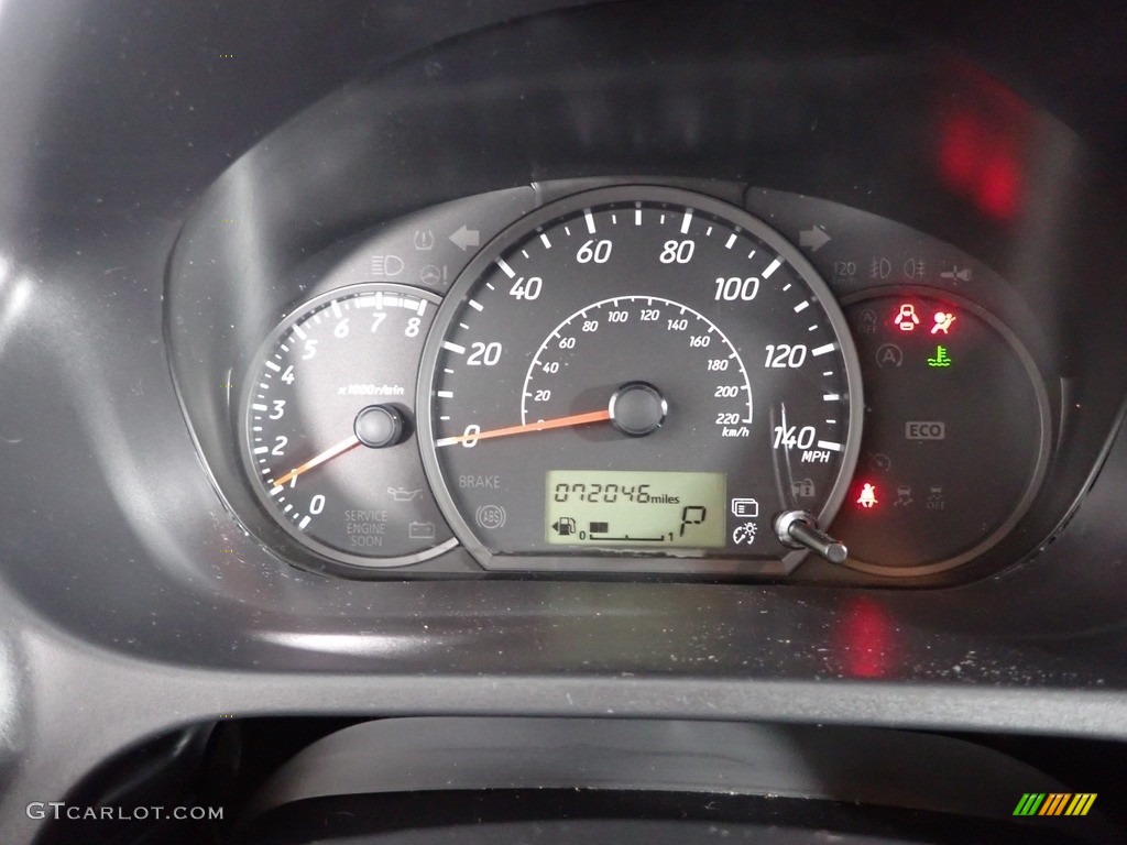 2017 Mitsubishi Mirage ES Gauges Photo #143759178
