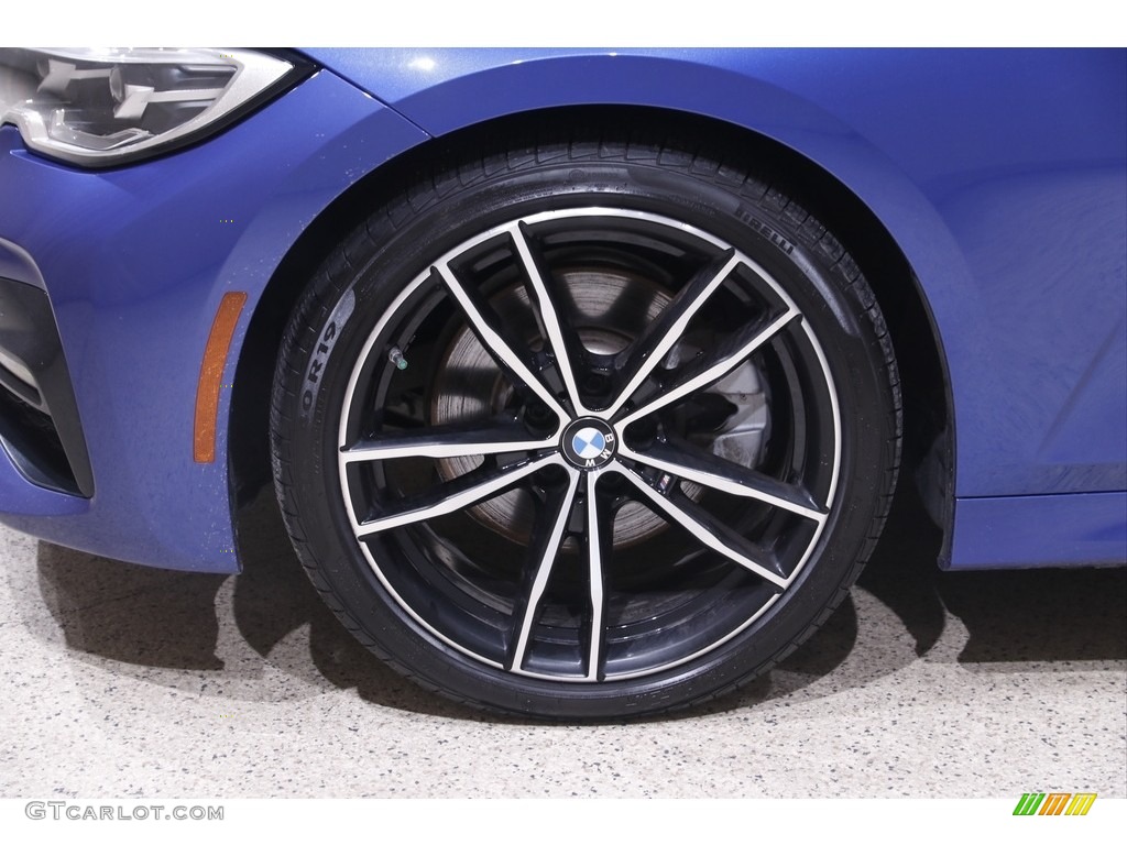 2019 3 Series 330i xDrive Sedan - Portimao Blue Metallic / Black photo #23