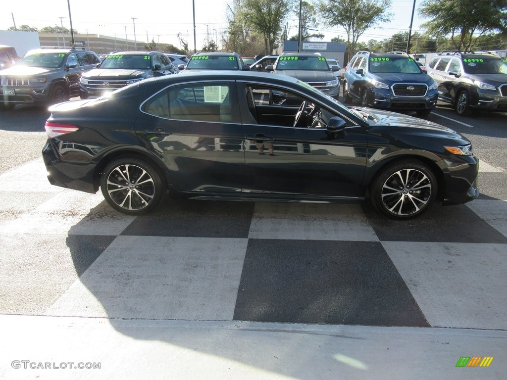2020 Camry SE - Blue Streak Metallic / Ash photo #3