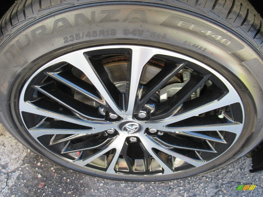 2020 Camry SE - Blue Streak Metallic / Ash photo #7