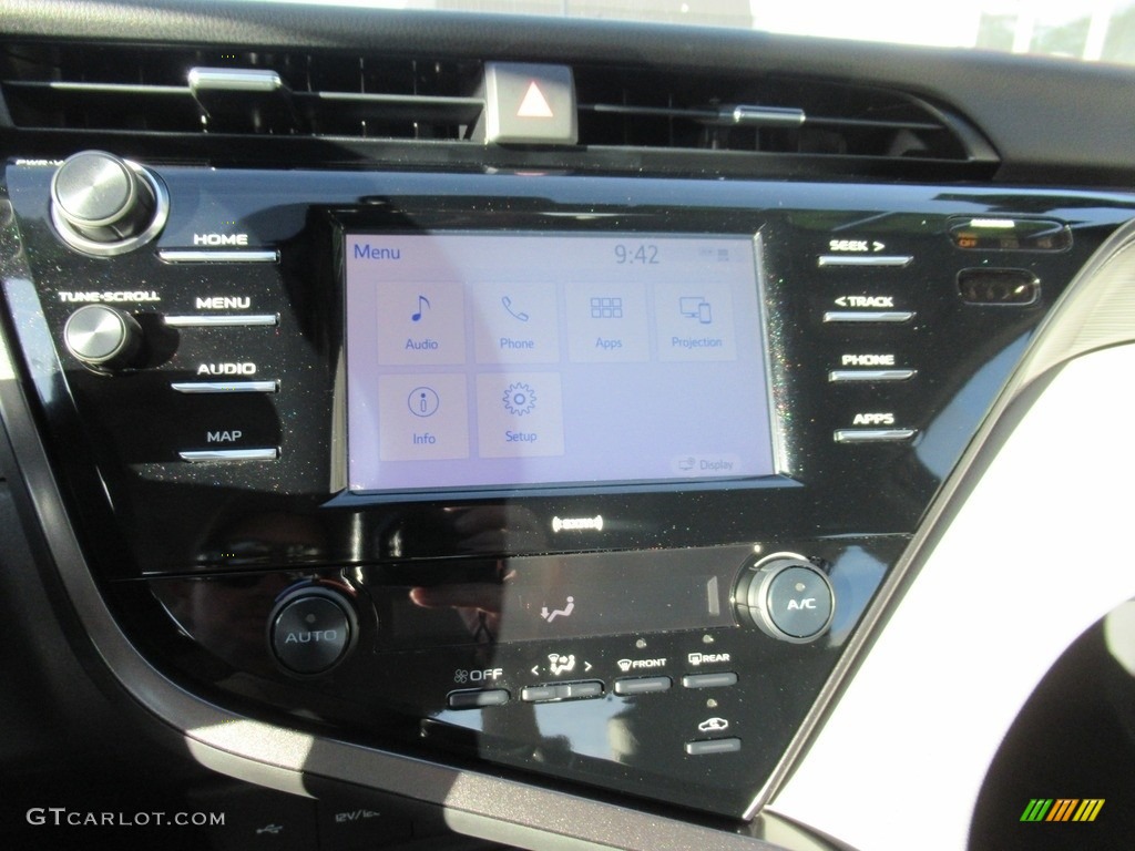 2020 Camry SE - Blue Streak Metallic / Ash photo #17