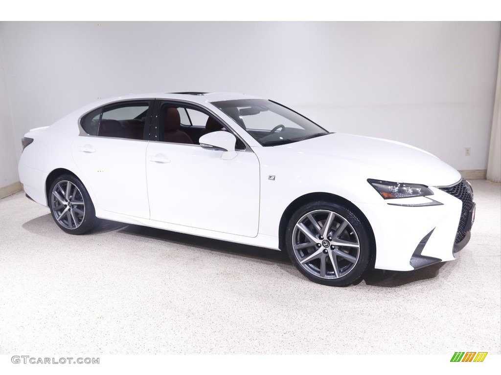 2017 GS 350 F Sport AWD - Ultra White / Rioja Red photo #1