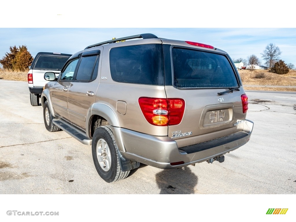 2004 Sequoia SR5 4x4 - Desert Sand Mica / Oak photo #6