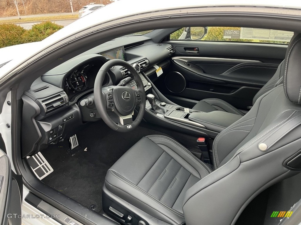 Black Interior 2022 Lexus RC 350 F Sport AWD Photo #143760348