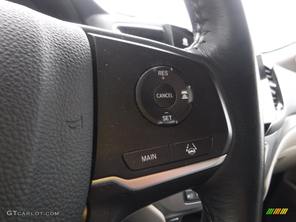 2019 Pilot EX-L AWD - Black Forest Pearl / Beige photo #24