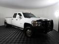 2013 Summit White Chevrolet Silverado 3500HD WT Crew Cab 4x4 Dually  photo #1