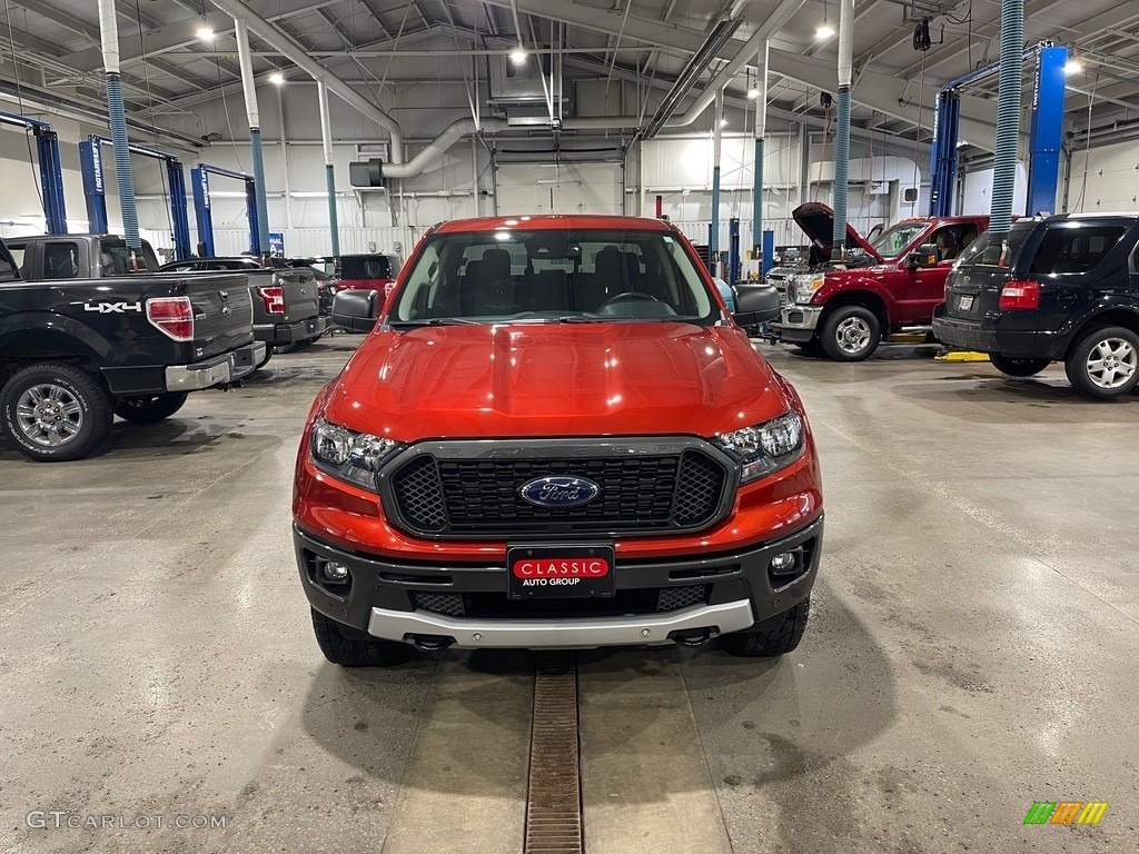 2019 Ranger XLT SuperCrew 4x4 - Hot Pepper Red Metallic / Ebony photo #2