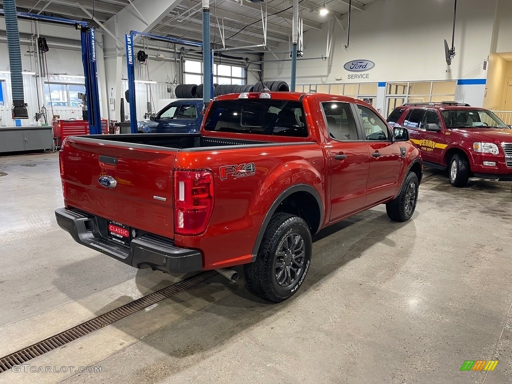 2019 Ranger XLT SuperCrew 4x4 - Hot Pepper Red Metallic / Ebony photo #4