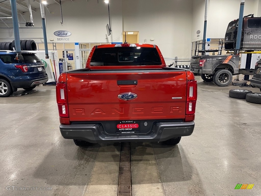 2019 Ranger XLT SuperCrew 4x4 - Hot Pepper Red Metallic / Ebony photo #5