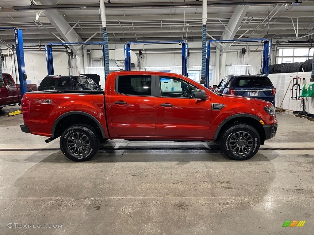 2019 Ranger XLT SuperCrew 4x4 - Hot Pepper Red Metallic / Ebony photo #6