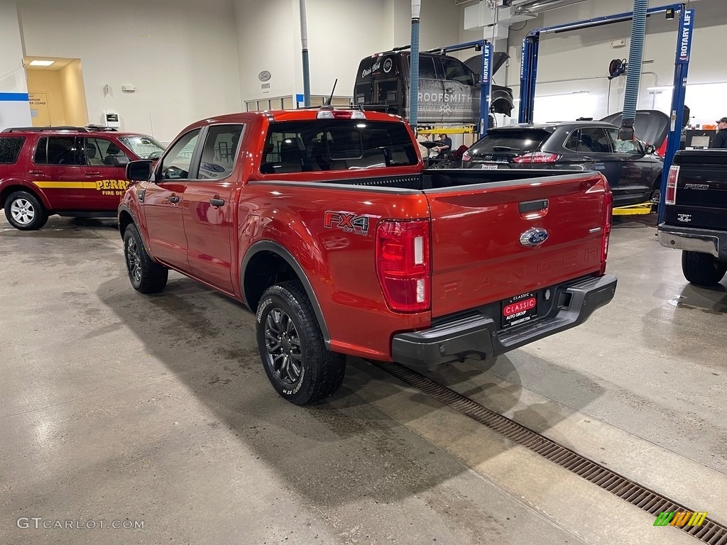 2019 Ranger XLT SuperCrew 4x4 - Hot Pepper Red Metallic / Ebony photo #7
