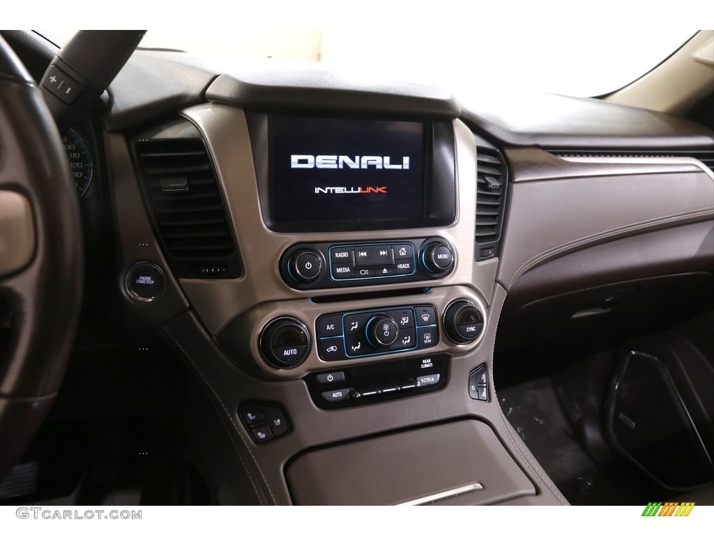 2018 Yukon Denali 4WD - White Frost Tricoat / Cocoa/Dark Atmosphere photo #11