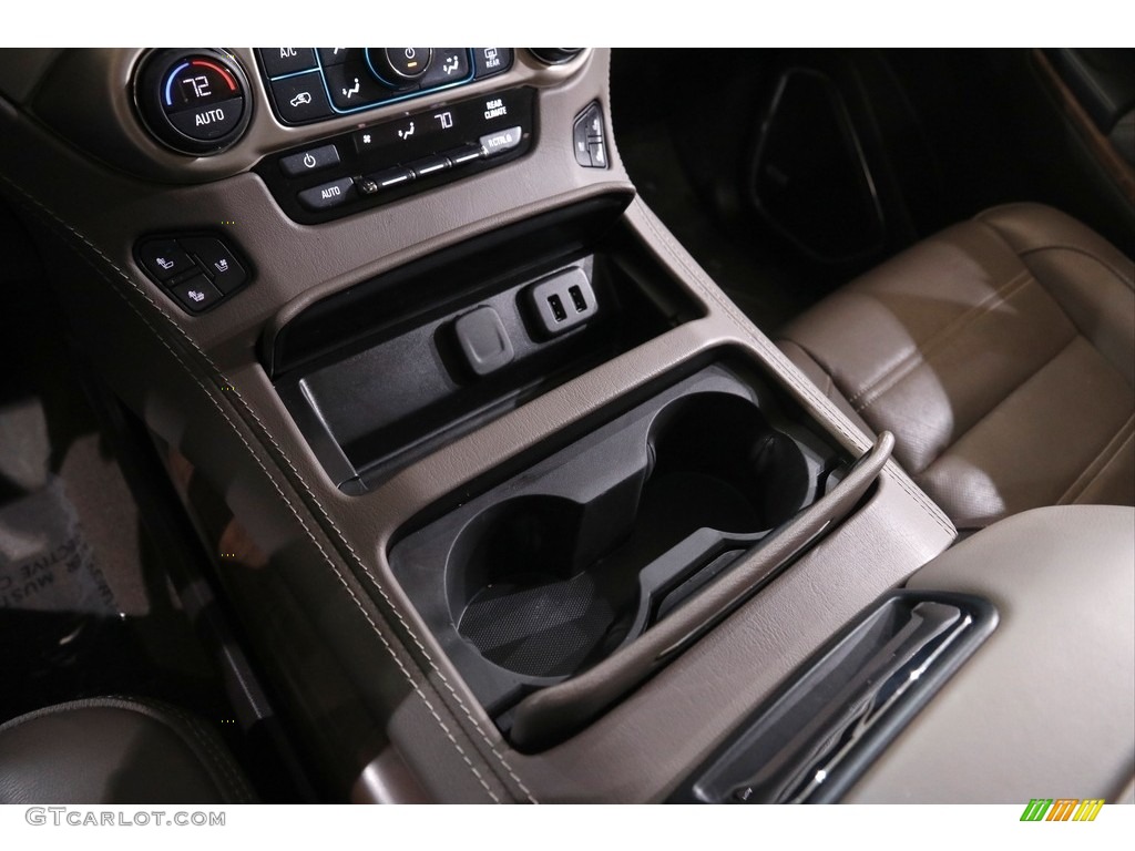 2018 Yukon Denali 4WD - White Frost Tricoat / Cocoa/Dark Atmosphere photo #18