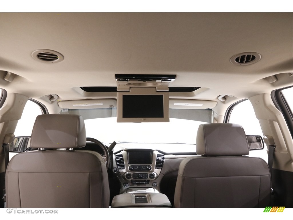 2018 Yukon Denali 4WD - White Frost Tricoat / Cocoa/Dark Atmosphere photo #23