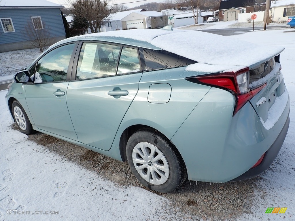 2019 Prius LE - Sea Glass Pearl / Black photo #2