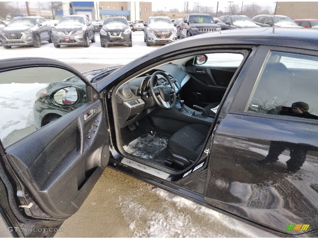 2013 MAZDA3 i Touring 5 Door - Black Mica / Black photo #3