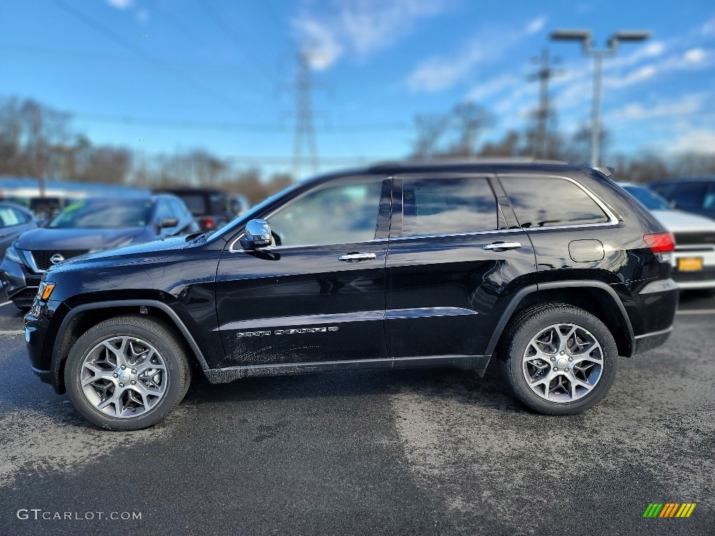 Diamond Black Crystal Pearl 2022 Jeep Grand Cherokee Limited 4x4 Exterior Photo #143763998