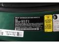 C38: British Racing Green II 2019 Mini Hardtop Cooper S 2 Door Color Code