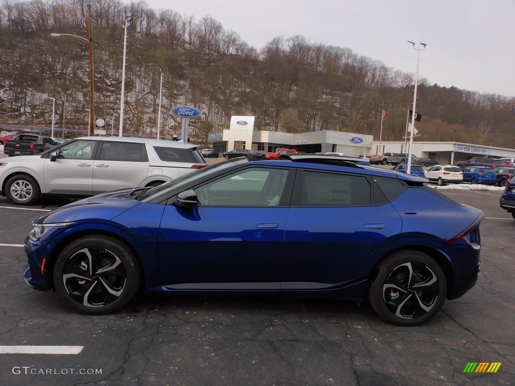 Yacht Blue 2022 Kia EV6 GT-Line AWD Exterior Photo #143764469