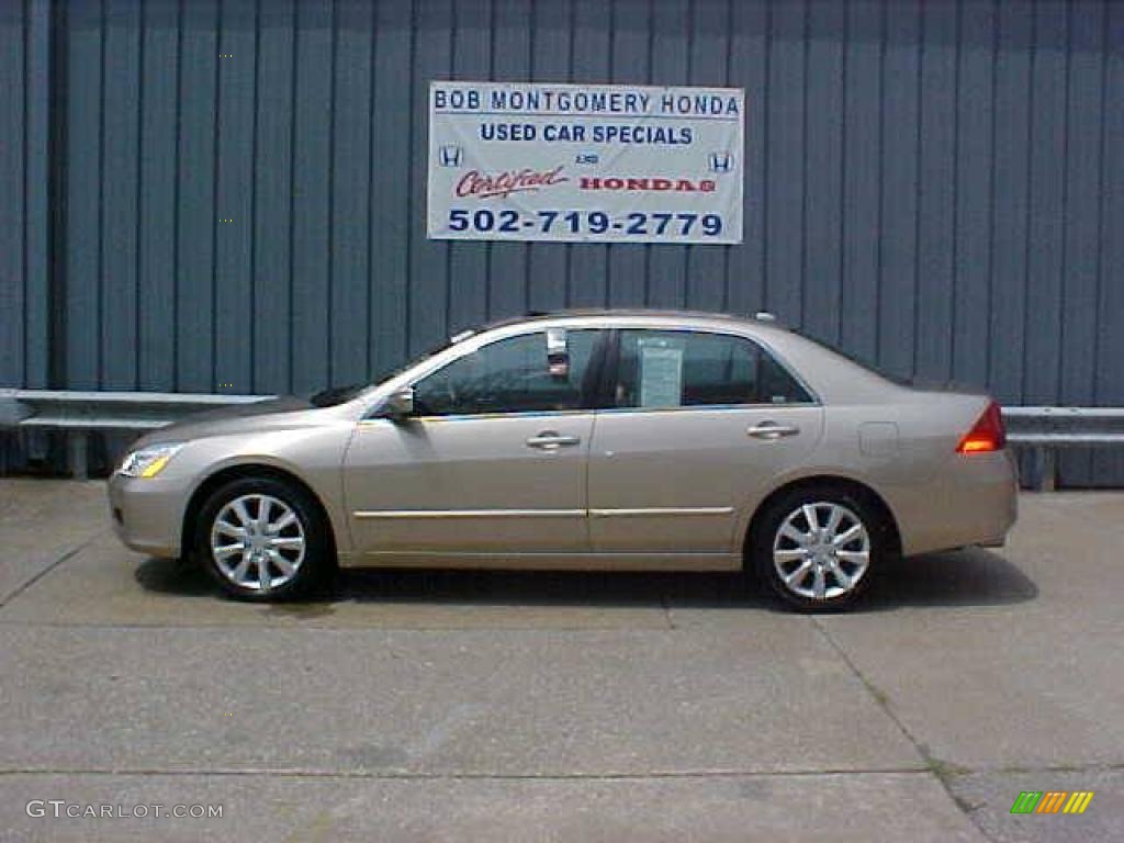 2006 Accord EX-L V6 Sedan - Desert Mist Metallic / Ivory photo #1