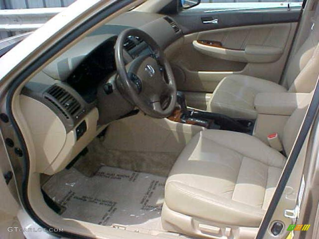 2006 Accord EX-L V6 Sedan - Desert Mist Metallic / Ivory photo #5