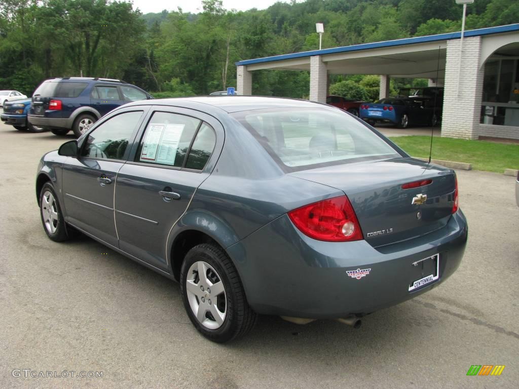 2007 Cobalt LS Sedan - Blue Granite Metallic / Gray photo #10