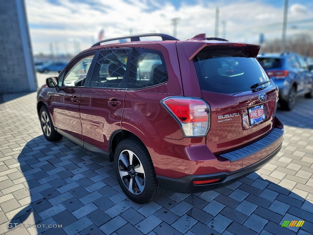 2018 Forester 2.5i Premium - Venetian Red Pearl / Platinum photo #17
