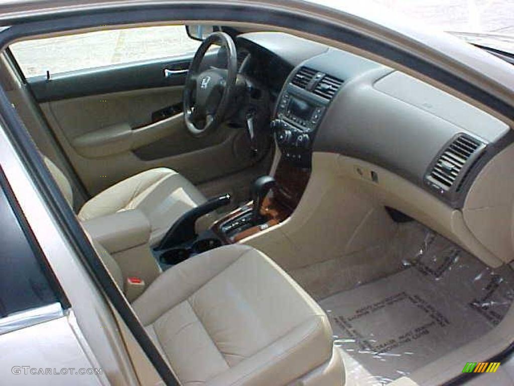 2006 Accord EX-L V6 Sedan - Desert Mist Metallic / Ivory photo #13
