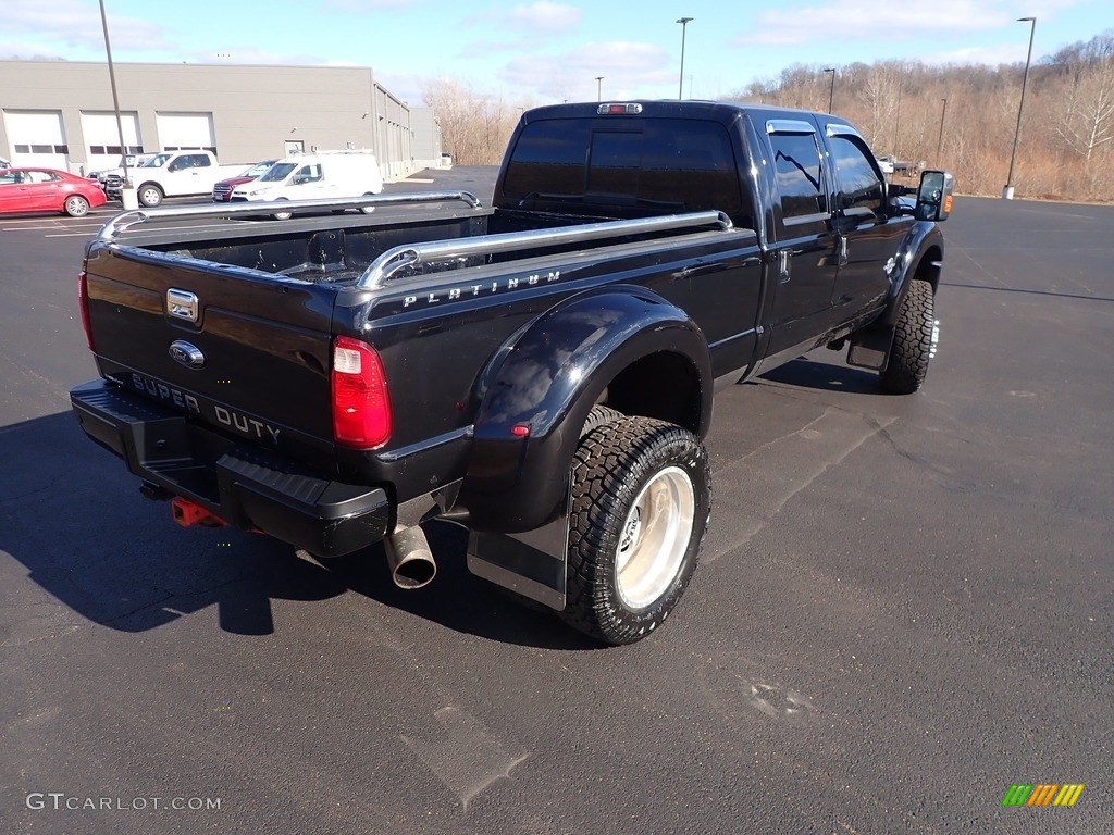 2016 F450 Super Duty Platinum Crew Cab 4x4 - Shadow Black / Black photo #18