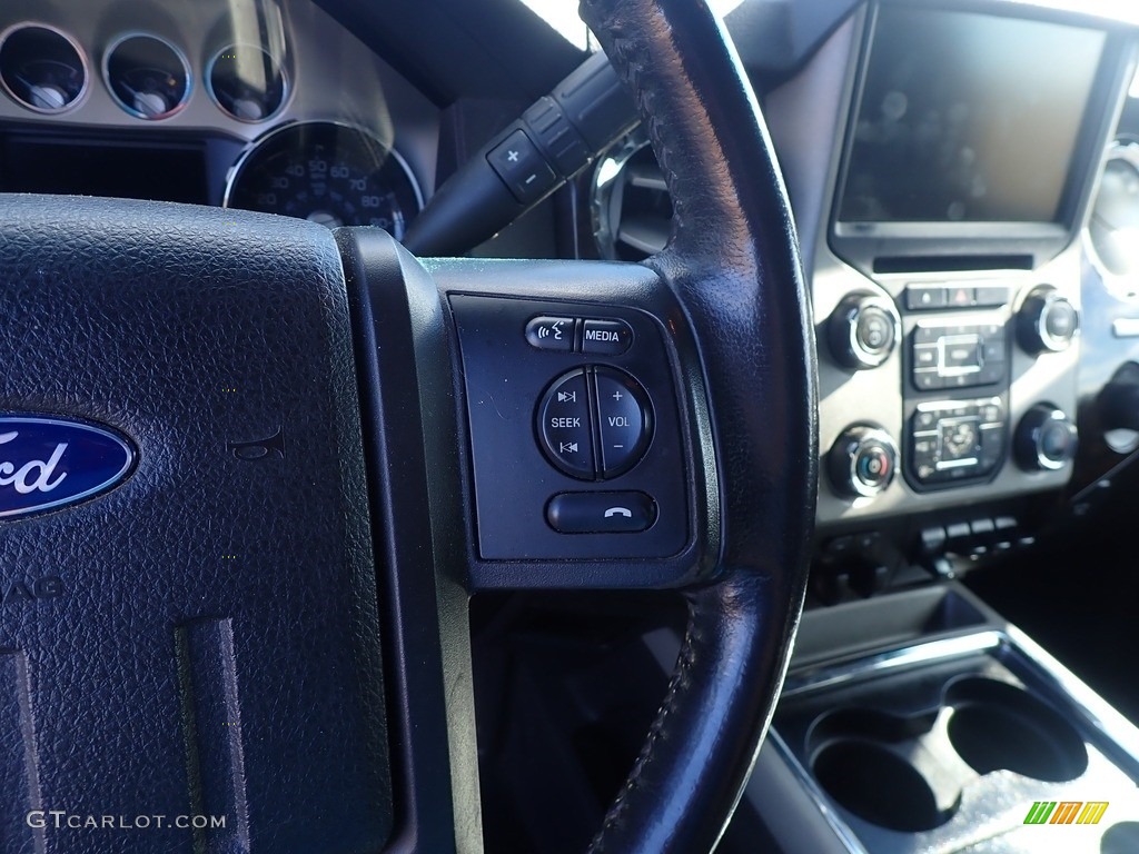 2016 F450 Super Duty Platinum Crew Cab 4x4 - Shadow Black / Black photo #33