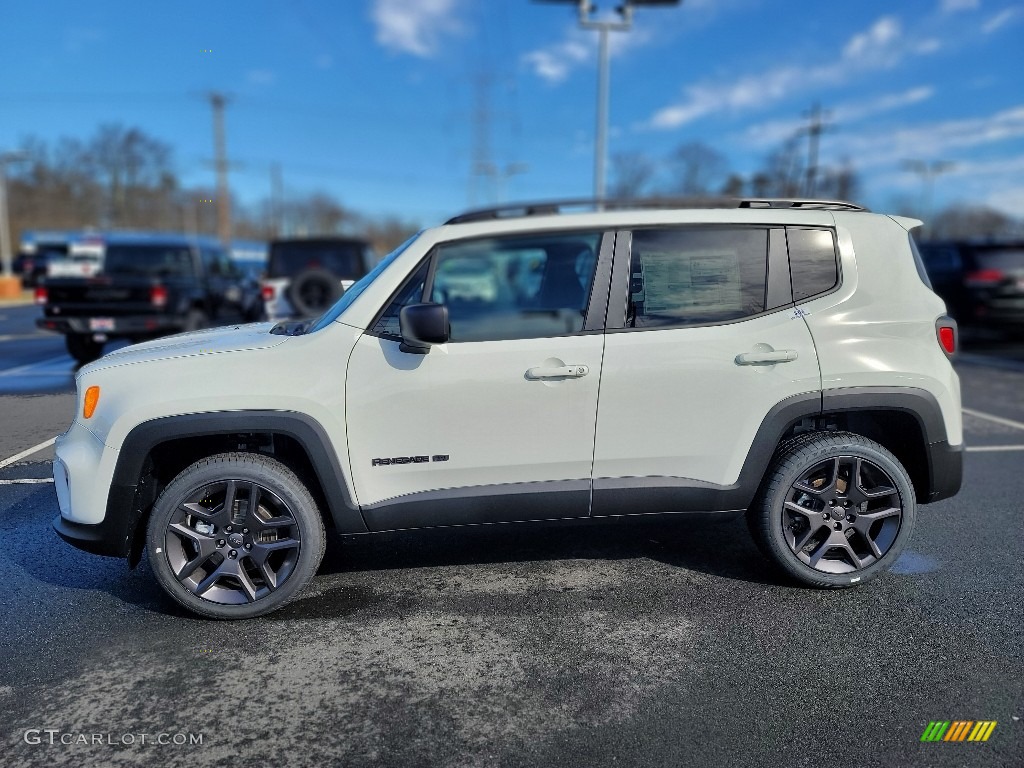 Alpine White 2021 Jeep Renegade Latitude 4x4 Exterior Photo #143768075