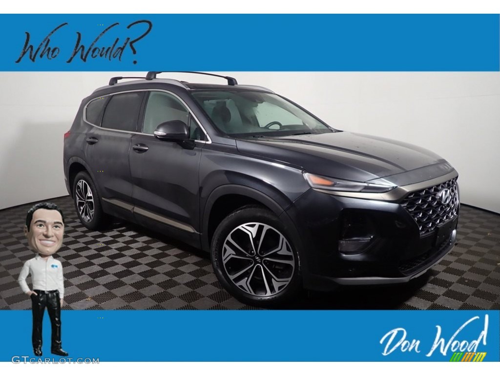 2020 Santa Fe Limited 2.0 AWD - Portofino Gray / Black photo #1