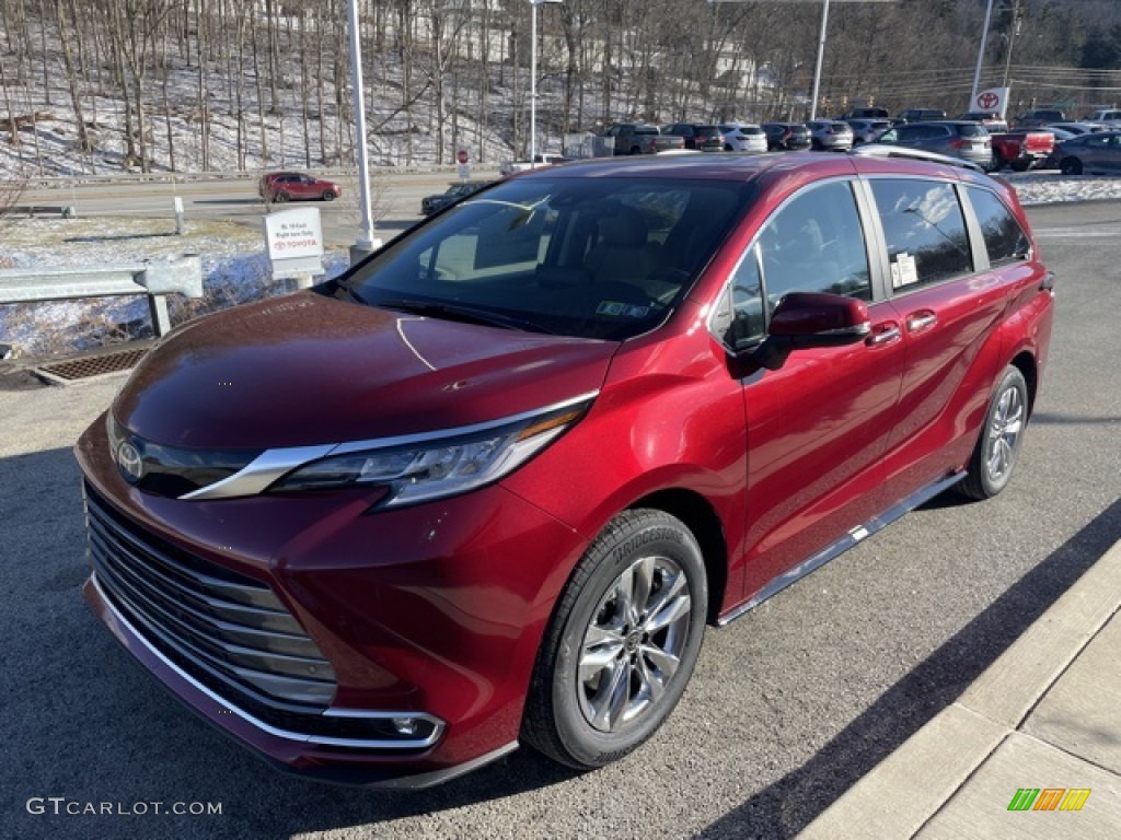 2022 Sienna Limited AWD Hybrid - Ruby Flare Pearl / Chataeu photo #6