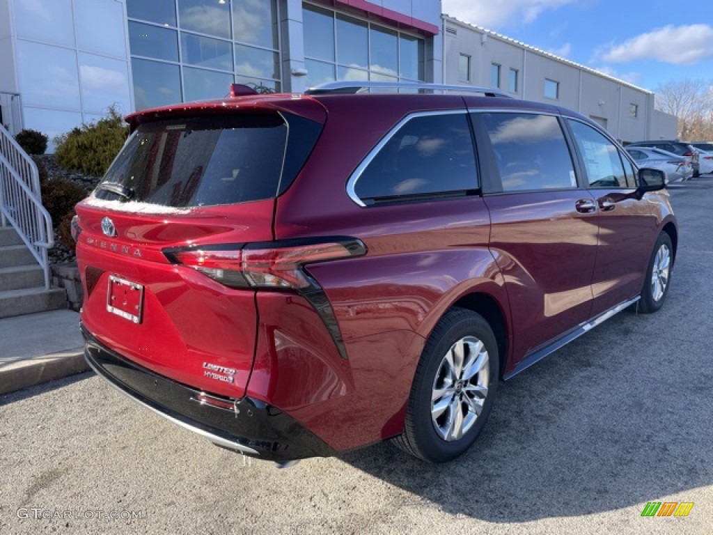2022 Sienna Limited AWD Hybrid - Ruby Flare Pearl / Chataeu photo #9