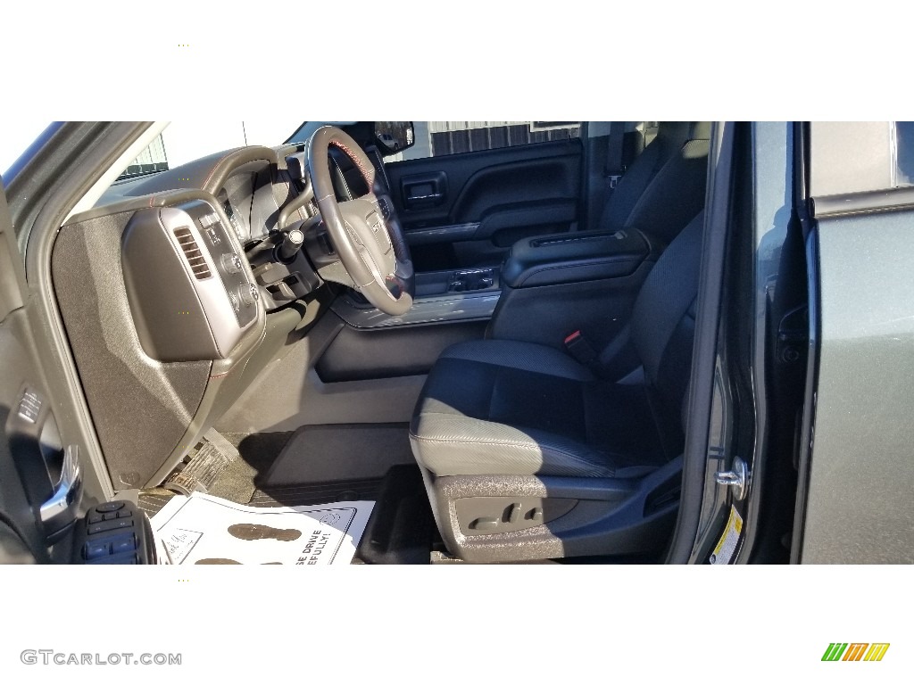 2017 Sierra 1500 SLT Crew Cab 4WD - Stone Blue Metallic / Jet Black photo #15
