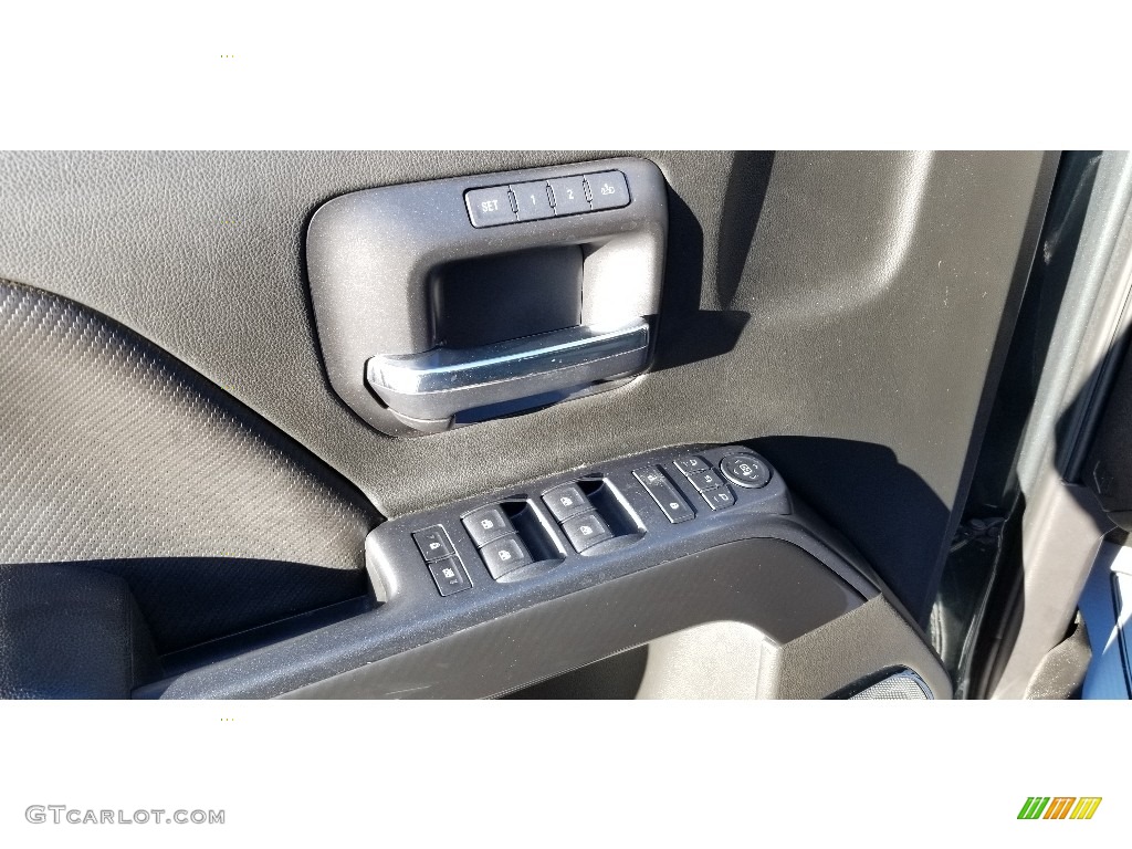 2017 Sierra 1500 SLT Crew Cab 4WD - Stone Blue Metallic / Jet Black photo #16