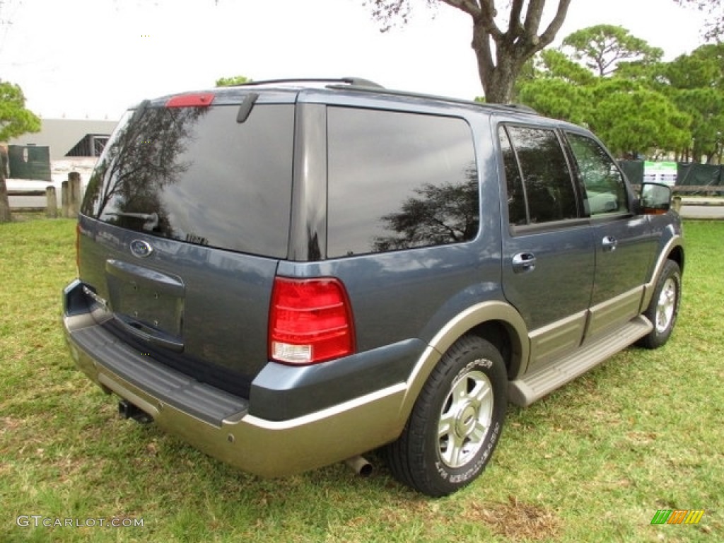 2003 Expedition Eddie Bauer - Medium Wedgewood Blue Metallic / Medium Parchment photo #5
