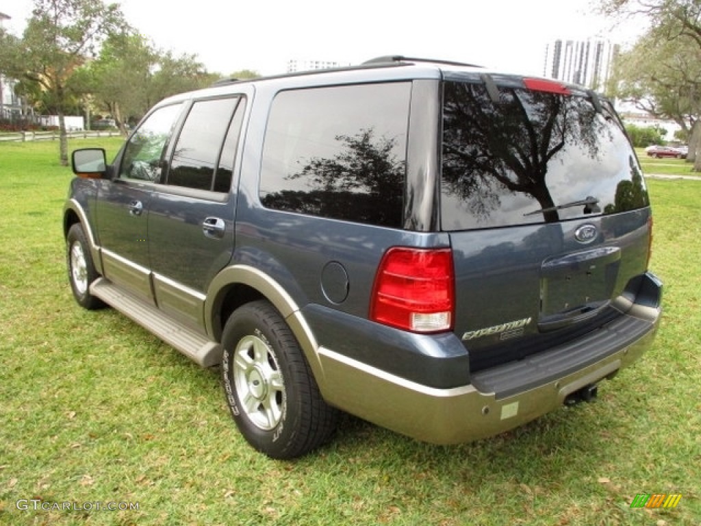 2003 Expedition Eddie Bauer - Medium Wedgewood Blue Metallic / Medium Parchment photo #9