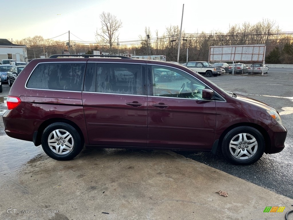 2007 Odyssey EX-L - Dark Cherry Pearl / Ivory photo #2