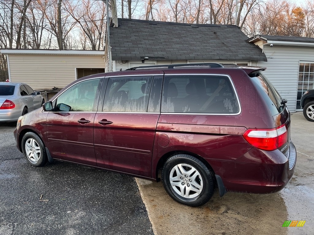 2007 Odyssey EX-L - Dark Cherry Pearl / Ivory photo #7