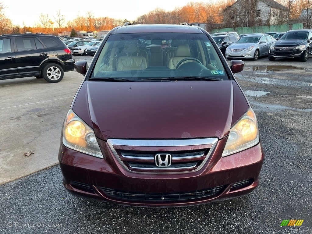 2007 Odyssey EX-L - Dark Cherry Pearl / Ivory photo #11