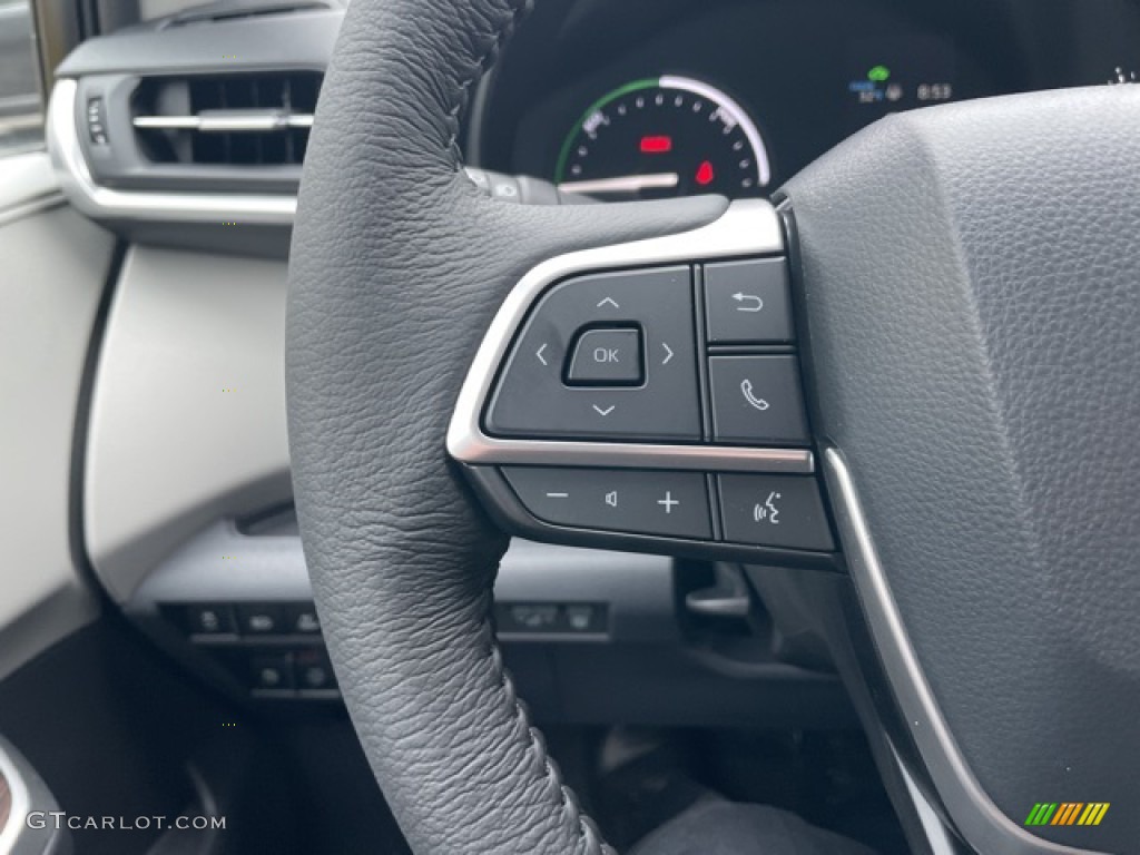 2022 Sienna XLE Hybrid - Super White / Graphite photo #18